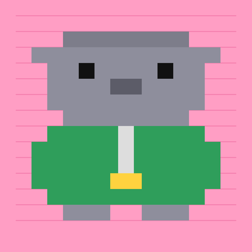 Stuck Zipper Hippo logo